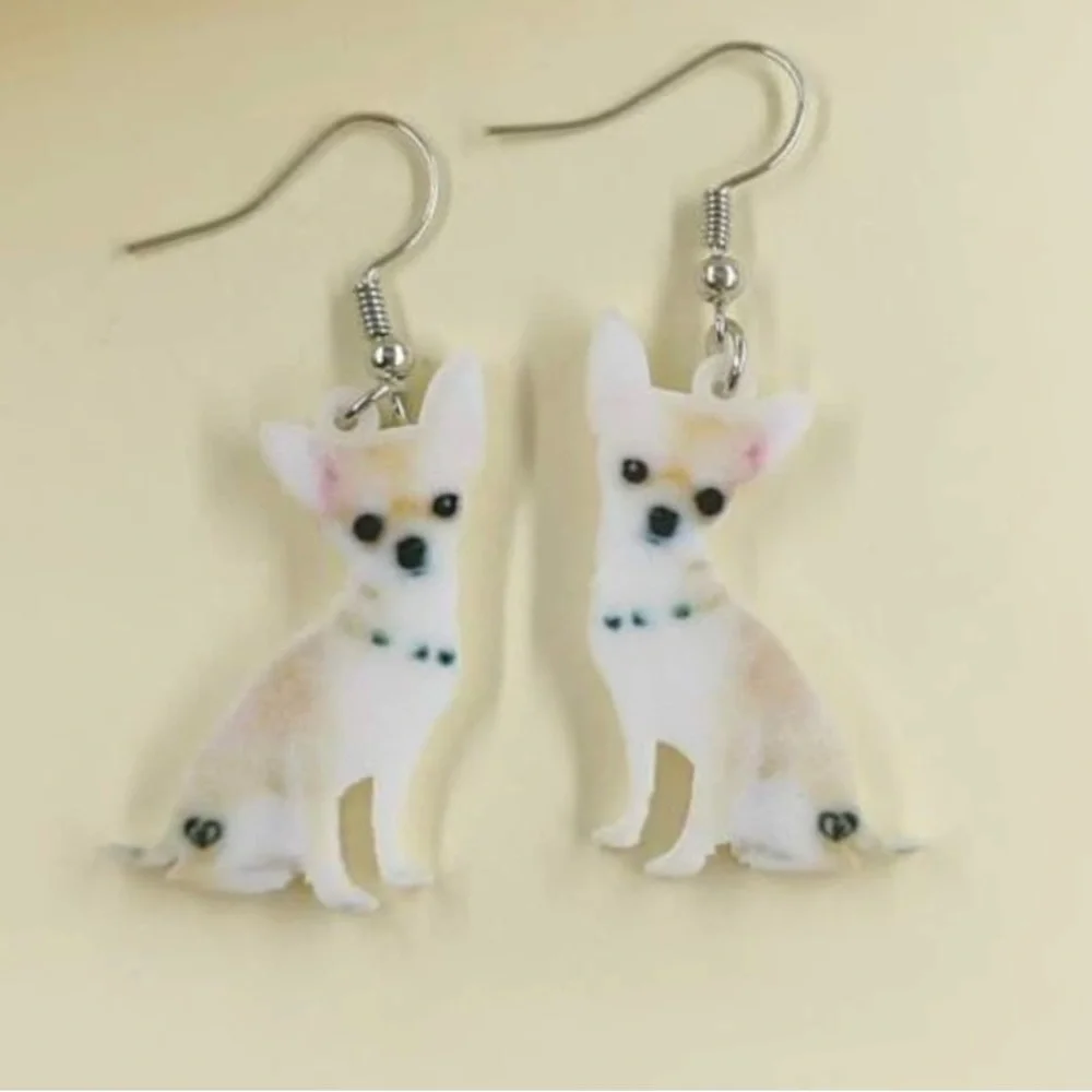 “Yo Quiero Taco Bell” Tan Fawn Apple Dome Chihuahua Cutesy Kawaii Memento Dangle